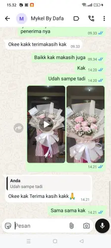 Testimonial Buket Bunga kebagusan