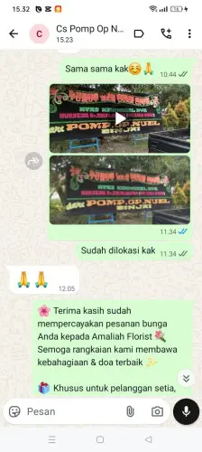 Testimonial Papan Bunga kebagusan