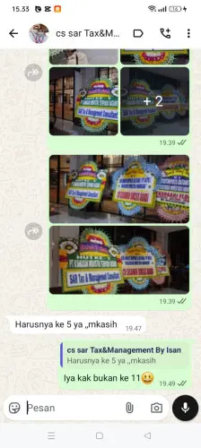 Testimonial Papan Bunga kebagusan