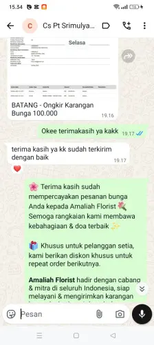 Testimonial Papan Bunga kebagusan